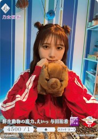 野生動物の底力、えいっ与田祐希