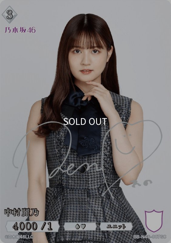 画像1: 中村麗乃(サイン入り) (1)